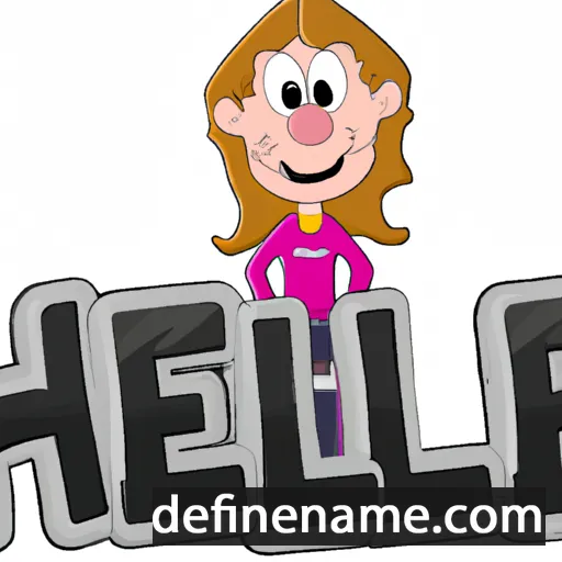 cartoon of the name Heleene