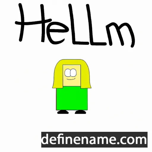 cartoon of the name Helem