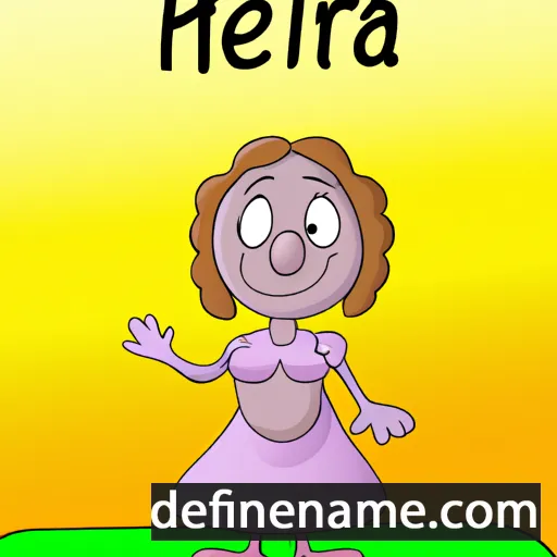 cartoon of the name Helenora