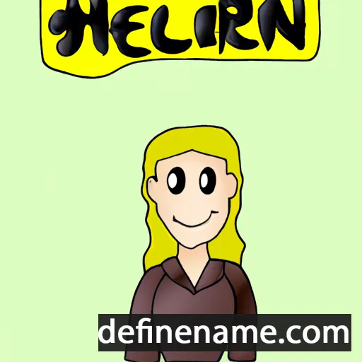 cartoon of the name Heleriin