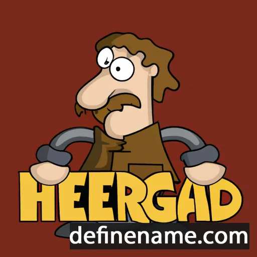 cartoon of the name Helgard