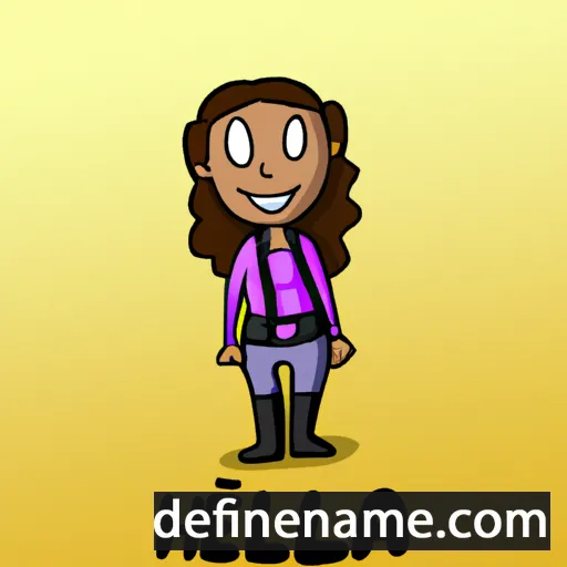 cartoon of the name Helia