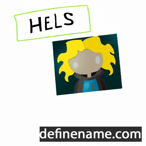 cartoon of the name Heliis