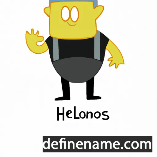 cartoon of the name Helikonis