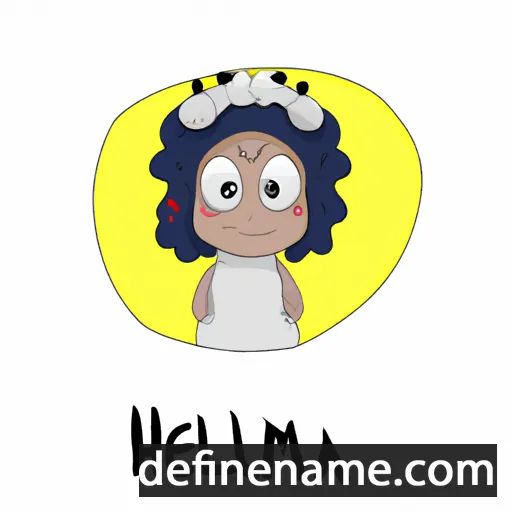 cartoon of the name Helima