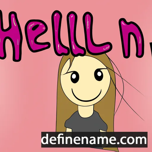 cartoon of the name Helin