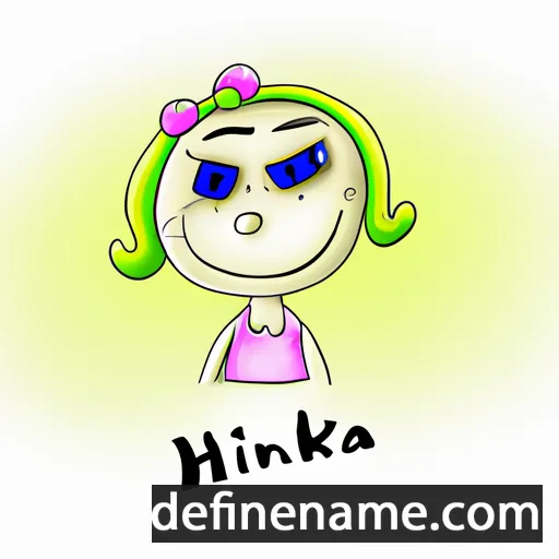 cartoon of the name Helinka