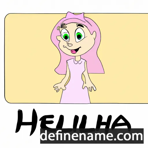 cartoon of the name Helinna