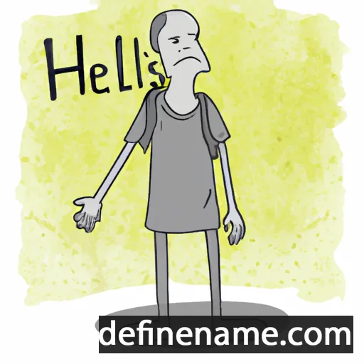 cartoon of the name Helius