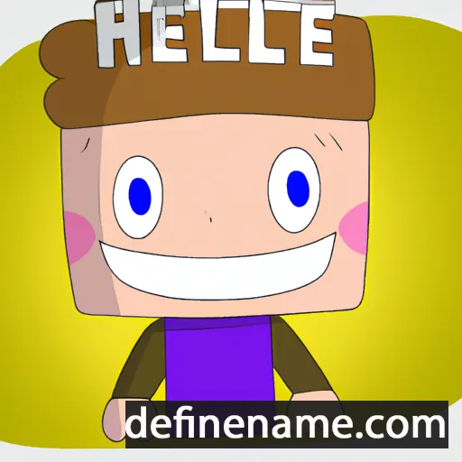 cartoon of the name Helke