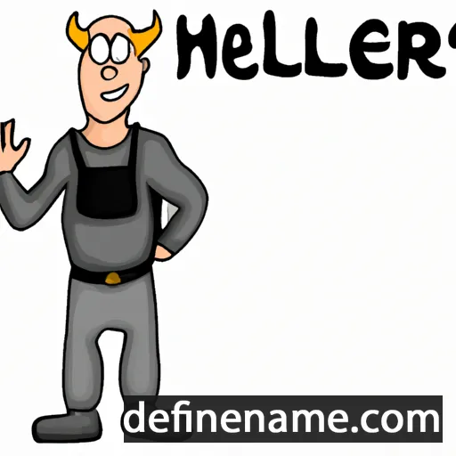 cartoon of the name Hellar