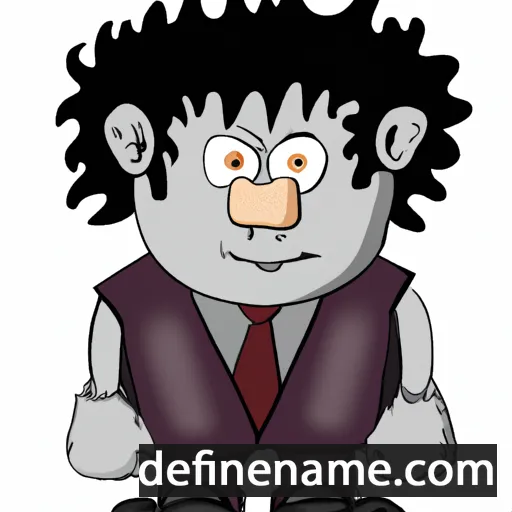 cartoon of the name Hellawes