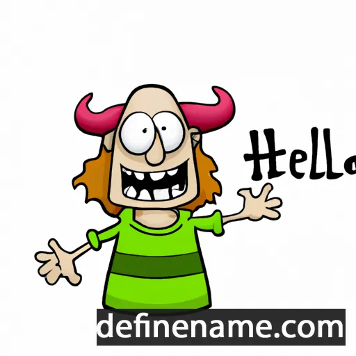 Hellef cartoon