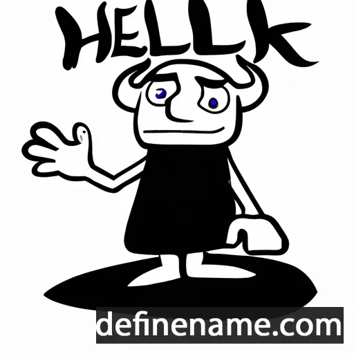 Hellik cartoon