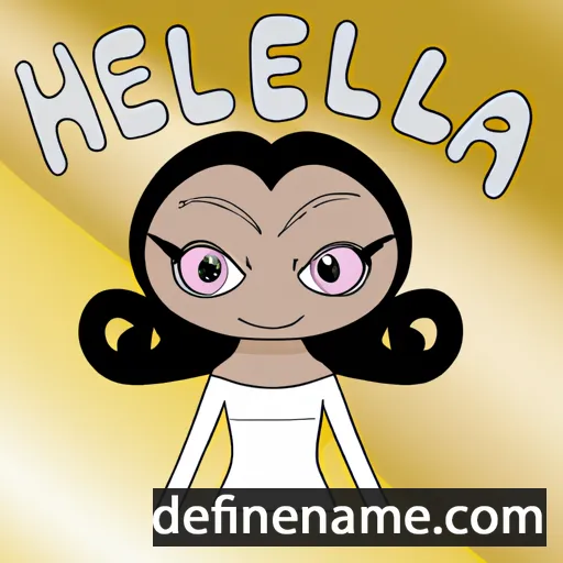 cartoon of the name Hellika