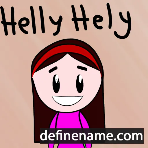 cartoon of the name Hellynn