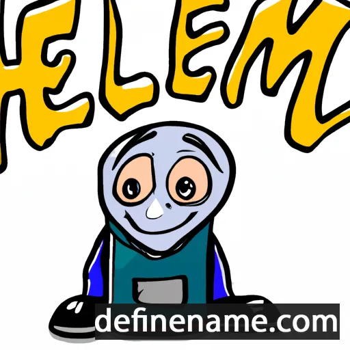 cartoon of the name Helmu