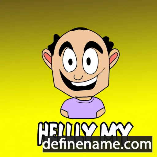 cartoon of the name Helmy