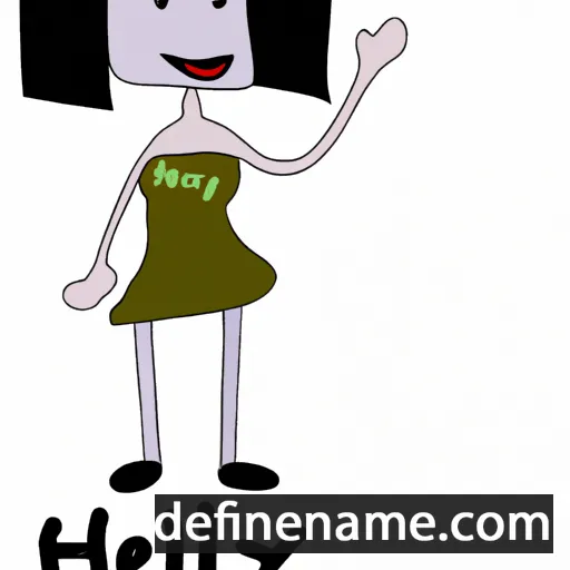 cartoon of the name Helny