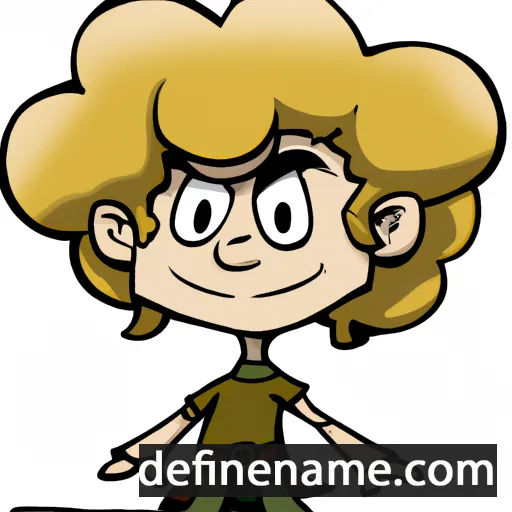 cartoon of the name Helon