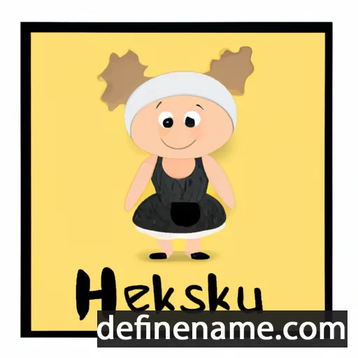 Heluška cartoon