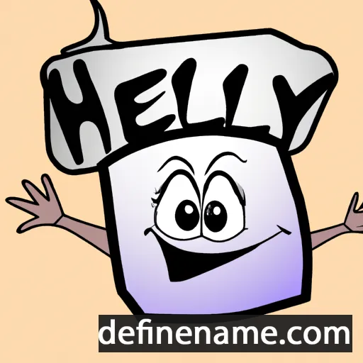 cartoon of the name Hely