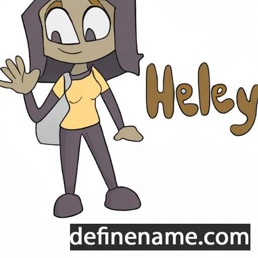 cartoon of the name Helye