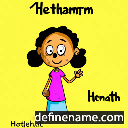 cartoon of the name Hemanthi