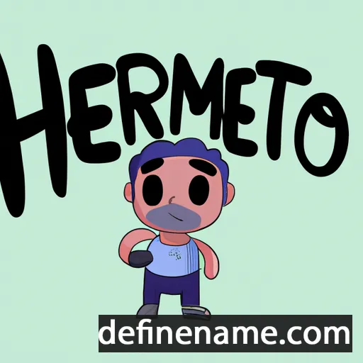 cartoon of the name Hemetério