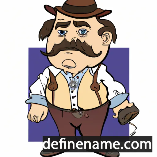 cartoon of the name Hemingway