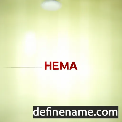 cartoon of the name Hemma