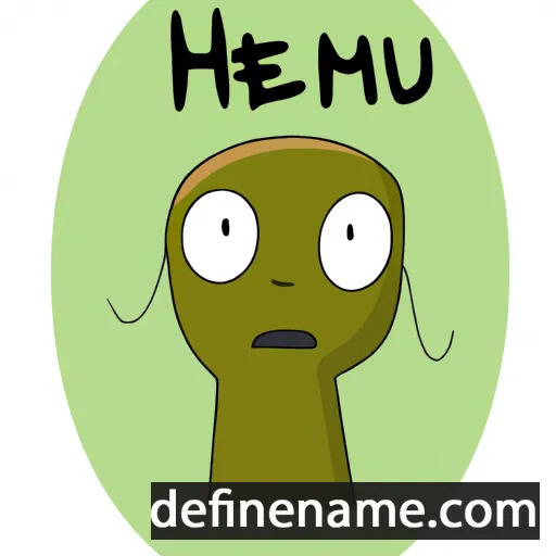 cartoon of the name Hemu