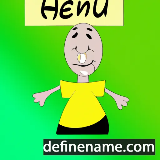 Heńü cartoon