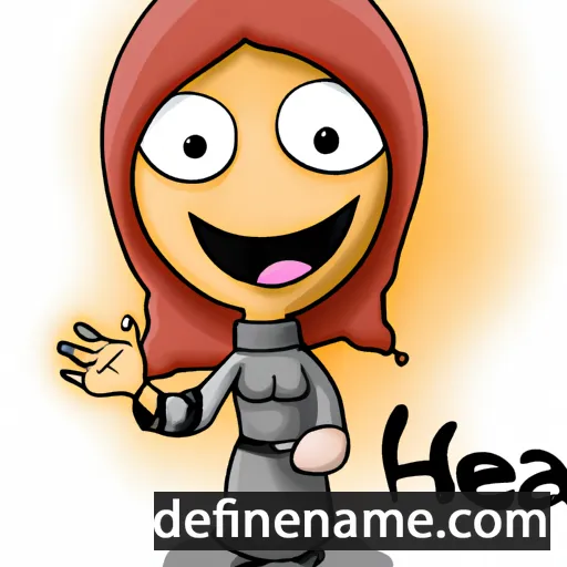 cartoon of the name Hena