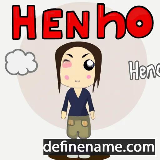 Henako cartoon