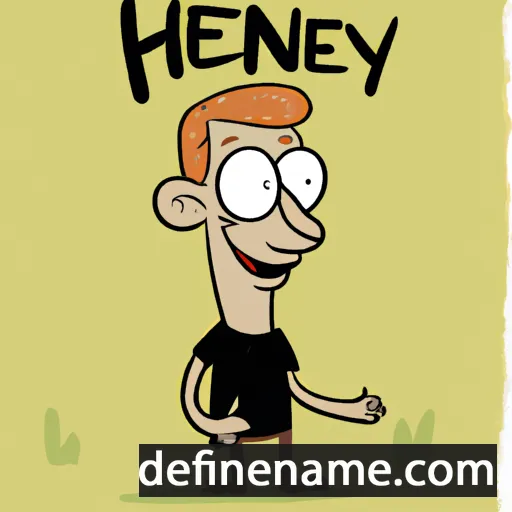 cartoon of the name Henery