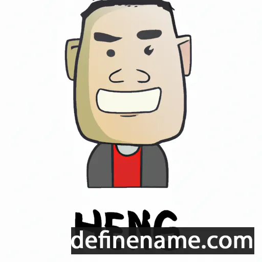 cartoon of the name Heng