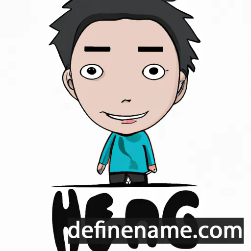 cartoon of the name Heng