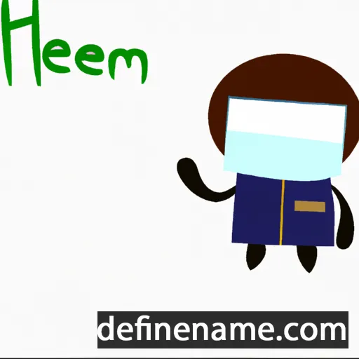 cartoon of the name Hengameh