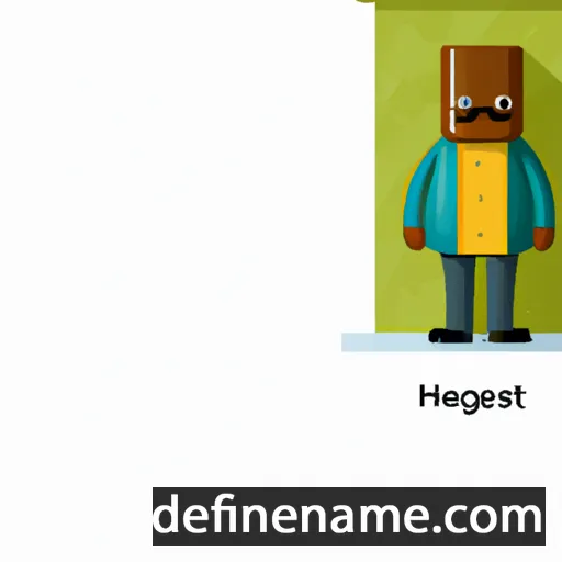 cartoon of the name Hengest