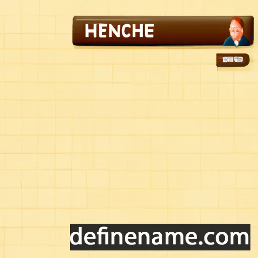 Henioche cartoon