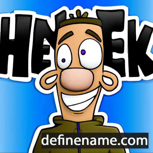 cartoon of the name Henke