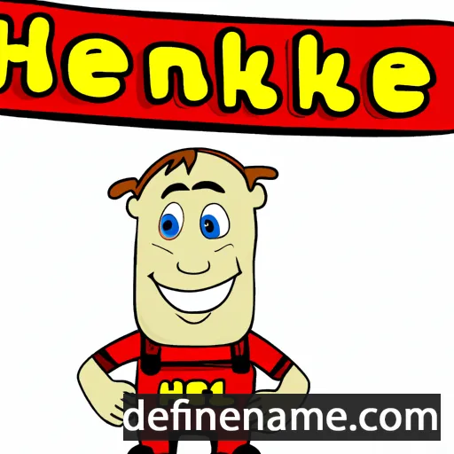 cartoon of the name Henkel