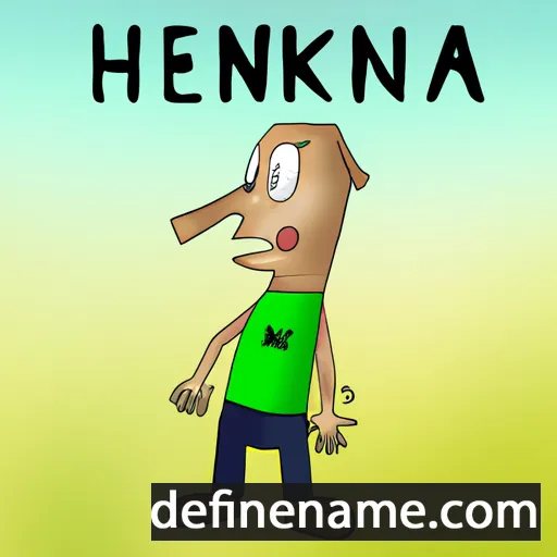 Henkka cartoon