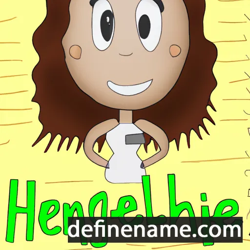 cartoon of the name Henleigh