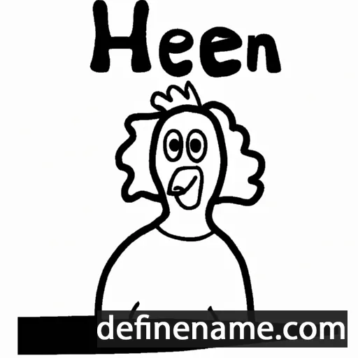 cartoon of the name Henn