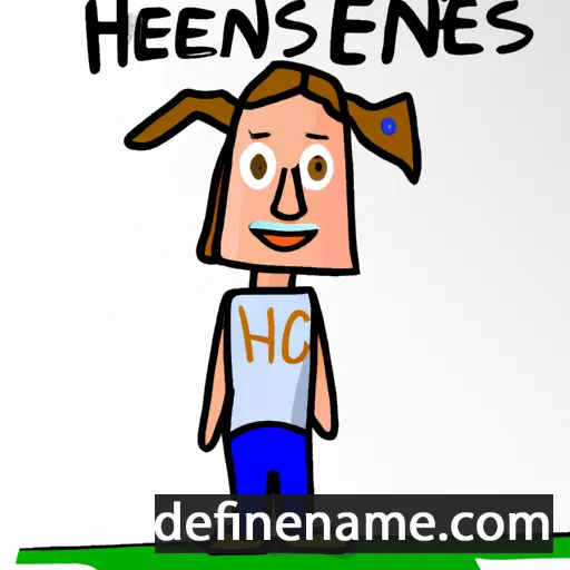 cartoon of the name Hennes