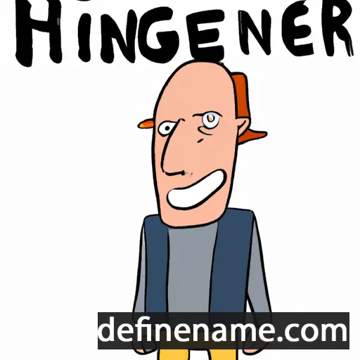 cartoon of the name Henninge