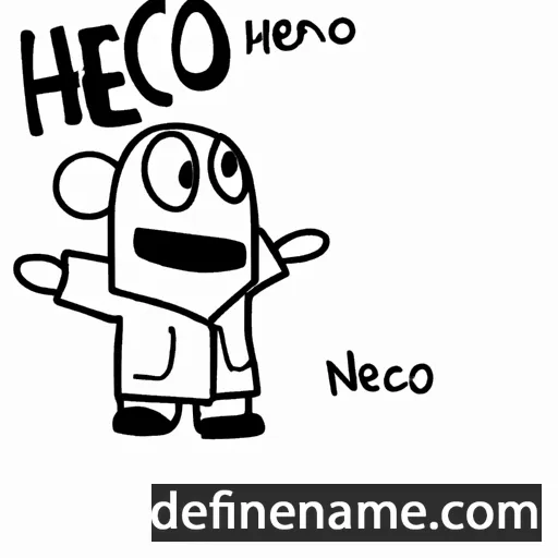 Henoc cartoon