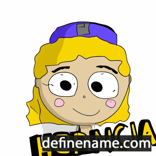 cartoon of the name Henrica